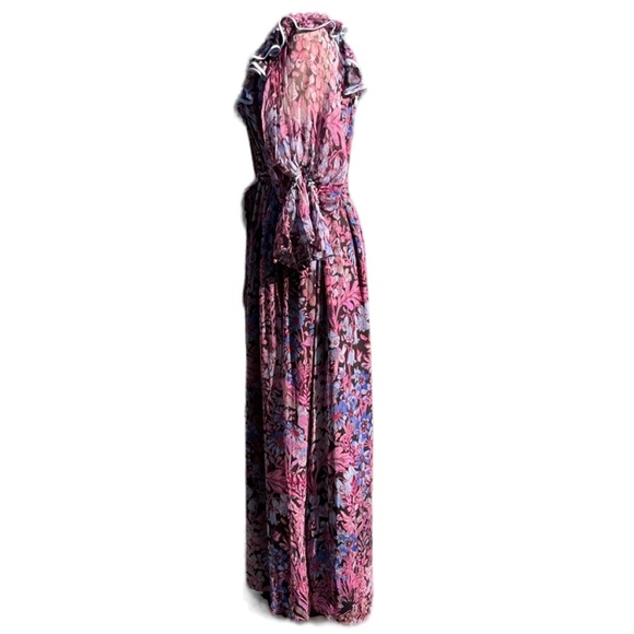 Love Shack Fancy Judah Midnight Light Maxi Dress Size 4 - Picture 6 of 13